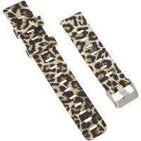 Lixada Bracelet en silicone compatible avec la montre connectée Amazfit GTR 3 – Bracelet de remplacement de 20 mm, élastique, style sport, motif léopard