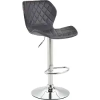 CLP Tabouret de bar Cork similicuir chromé
