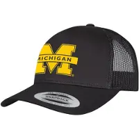 Merchcode Michigan Logo Trucker Cap Noir