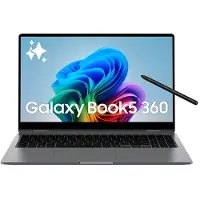 Samsung Ordinateur Portable avec écran tactile Galaxy Book5 360 15.6'' Intel Core Ultra 5 16 Go RAM 512 Go SSD Anthracite - Azerty Français