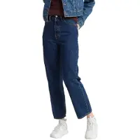 Levi's Ribcage Straight Ankle Jeans Refurbished Bleu 26 Femme