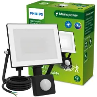 Philips Wall lamp Lois, EU,,, Applique d'extérieur, Noir, Métal, IP65, Jardin, Terrasse, I