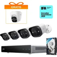Eufy PoE Security System + NVR + E40 Lot de 4
