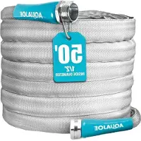 OEM Pantalon de jardinage extensible - Tuyau d'arrosage extensible - Arroseur de jardin - Tissu résistant à la déchirure et à l'abrasion - 15 mètres - Gris