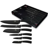 Berlinger Haus Coffret de Couteaux BH-2383 - Noir et Argent
