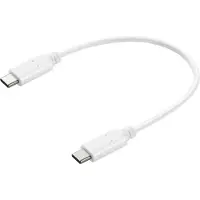 Sandberg USB-C Charge Cable 0.2m, 0,2 m, USB C, USB C, blanc