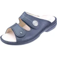 Finn Comfort 02550-014099 Sansibar - Chaussures ouvertes pour femmes - Noir, Taille:40 EU