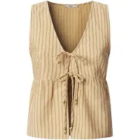 Pepe Jeans Frances Sleeveless Blouse Beige,Jaune L Femme