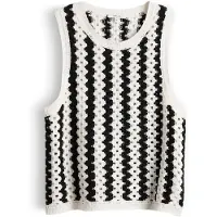 Opus Tops en tricot 'Ifama' ivoire / noir