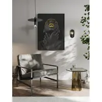 Nova Luce Applique murale Royal Ovale Noir