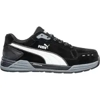 Puma Chaussures de sécurité Airtwist Black Low conformes à la norme EN ISO 20345:2011 S3 ESD HRO SRC noir Taille 43