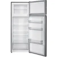 Oceanic Refrigerateur - Frigo congélateur haut OCEAF2D206S3 - 2 Portes - 206L - Froid statique - Silver