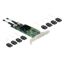 DeLOCK Carte 8 ports SATA PCI Express x8 avec câble de connexion
