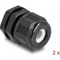 DeLOCK EX-kabelwartel M16 noir, 2 pièces -
