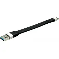Roline 11.02.9014 Câble USB 0,11 m USB 3.2 Gen 1 (3.1 Gen 1) USB A USB C Noir (11.02.9014)