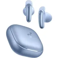 Anker Écouteurs sans fil True Wireless Soundcore Liberty Buds, semi-intra-auriculaires, avec réduction de bruit active (ANC), autonomie de 30 heures, Bluetooth 6.1, couleur bleue
