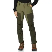 Fjall Raven Pantalon de randonnée Fjällräven Keb pour femmes, couleur kaki, taille 48 (DE)