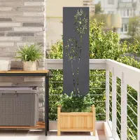 Syfax Écran de confidentialité de jardin Anthracite 32 x 140 cm