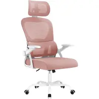 Zaisze Chaise de bureau ergonomique, chaise de bureau avec appui-tête et accoudoirs réglables, soutien lombaire en forme de C, chaise pivotante, chaises de bureau avec fonction bascule