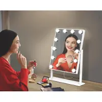 Immax MUST HAVE Miroir cosmétique LED avec miroir grossissant 12 W, CCT