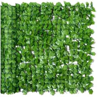 OEM Hauteur artificielle vert clair, 300 x 100 cm, résistante aux UV, décoration murale et de balcon facile d'entretien.