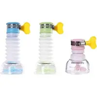 OEM Robinetterie en 3 pièces résistante aux éclaboussures - Économique en eau - Convient aux robinets rabattables de cuisine, de salle de bains et de douche (rose, vert, bleu)