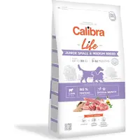 Calibra Dog Life Junior Small Medium Breed Lamb 2,5 kg avec de l'agneau pour les jeunes chiens de races petites et moyennes