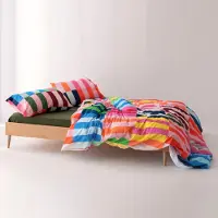 Happy Fiday Home Color pop Housse de couette 200 x 220 cm 100% coton Fabriqué en Europe