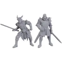 WizKids D&D Nolzur's Marvelous Miniatures : figurines non peintes d'Ulder, Ravengard et Zevlor