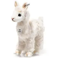 Steiff Peluche Cosy Alpaga blanche, 18 cm, debout, 069505