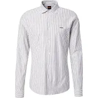 BOSS Chemise 'Mysoft_2' kaki / blanc