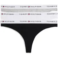 Tommy Hilfiger Underwear String 'Essential' bleu marine / gris / noir / blanc