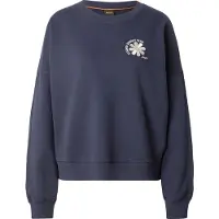 BOSS Sweat-shirt 'C_Ever_6' bleu marine / jaune clair / blanc