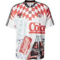 Adidas T-Shirt 'Coca Cola Classic' menthe / rouge / noir / blanc