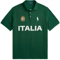 Ralph Lauren pour homme. 710B20853001 Polo d'Italie Classic Fit vert (XL), Casuel, Coton, Manche courte