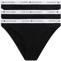 Tommy Hilfiger Uw0uw06442 Panties 3 Units Noir M Femme