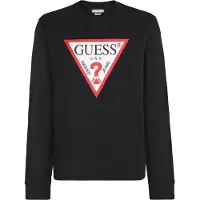 GUESS Pull-over rouge / noir / blanc