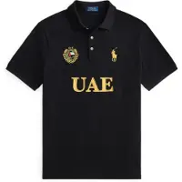 Ralph Lauren pour homme. 710B20856001 Polo UAE Classic Fit noir (L), Casuel, Coton, Manche courte