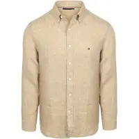 Tommy Hilfiger Chemise De Lin Beige taille L