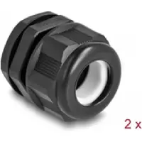 DeLOCK EX-kabelwartel M25 noir, 2 pièces -