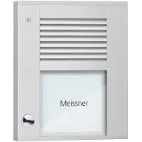 TCSS Tür Control Station extérieure audio1-rangée 1 touche AP argent PDS01-EN/04