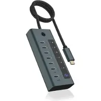 Icy Box IB-HUB1457-C31 Hub 7 ports IcyBox Hub USB 3.2 Gen 2 Type-C retail