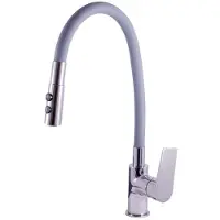 RAV Slezák-: Mitigeur évier avec bras flexible et douche COLORADO CO119.5/12 Chrome No.1 flexi hose 3/8''