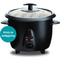Champion Cuiseur à riz Mini Céramique 0,6L 300W RK400 Noir