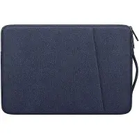 INF Sac pour ordinateur portable antichoc Bleu marine (14.1")