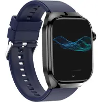 INF Montre intelligente avec ECG, fréquence cardiaque, tension artérielle, sommeil Blue