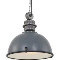 Steinhauer - suspension - Bikkel - gris - verre métal - Ø 52cm - E27 - 7834GR