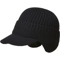 INF Bonnet chaud avec oreillettes Black S