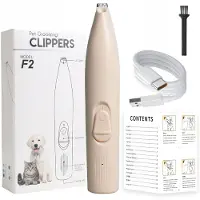 INF Tondeuse Électrique pour Animaux de Compagnie - Soin Doux et Précis Rose
