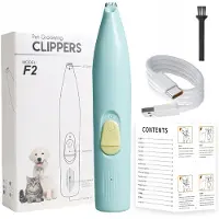 INF Tondeuse Électrique Douce pour Animaux : Coupe Facile et Silencieuse Blue